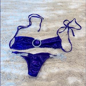 Bandou top bling bling competition suit